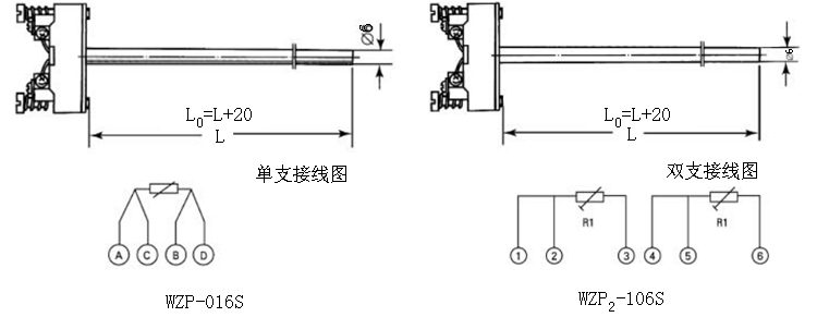 端面鉑電阻元件